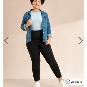 Empetua Black Slim Leg Shaper Pant in XL NWT